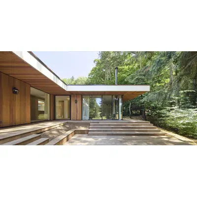 Image for Minimalist sliding window system - 4-leaf MS81 - face to face