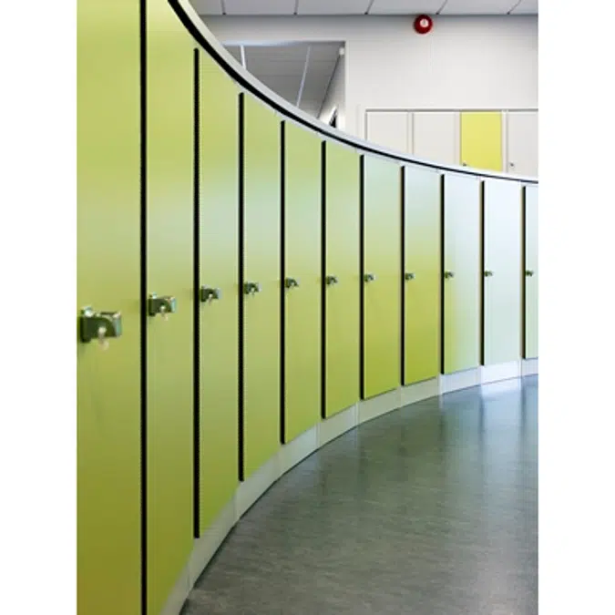 Bench Locker Arched Steel Door W:300 D:500 H:900