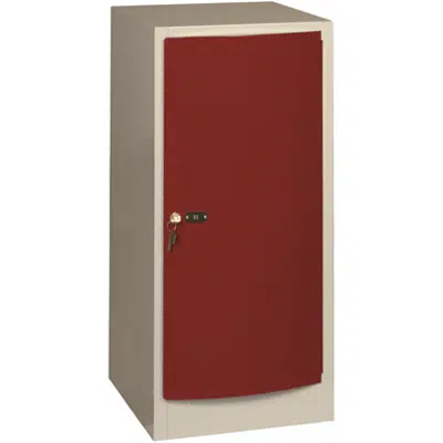 Bench Locker Arched Steel Door W:300 D:500 H:900图像