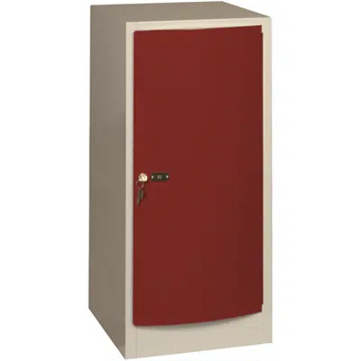 Bench Locker Arched Steel Door W:300 D:500 H:900