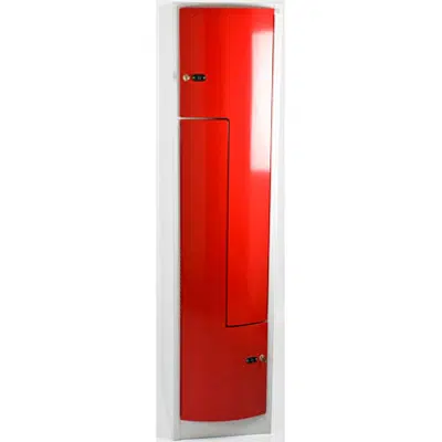 画像 Z-Locker Arched Steel Door W:300 D:500 H:1700