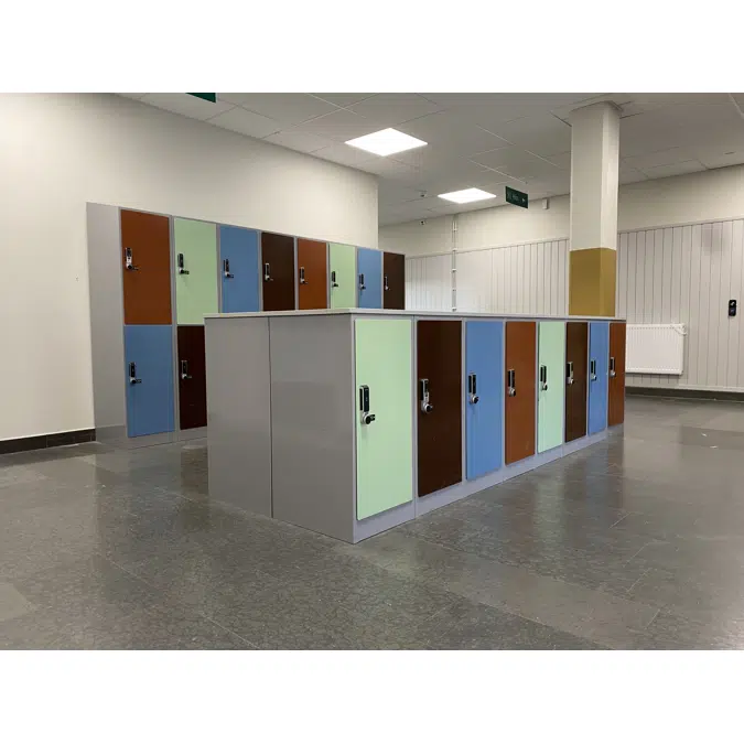 Low Height Locker Flat Steel Door W:300 D:500 H:900
