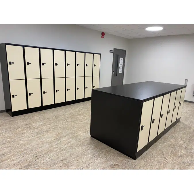 Low Height Locker Flat Steel Door W:300 D:500 H:900