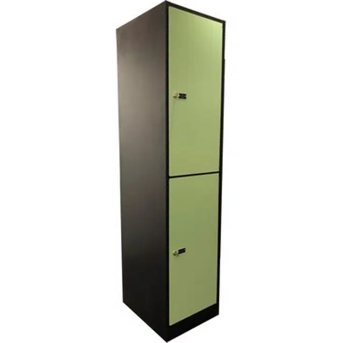 2-Compartment Locker Laminate Door W:300 D:500 H:1700