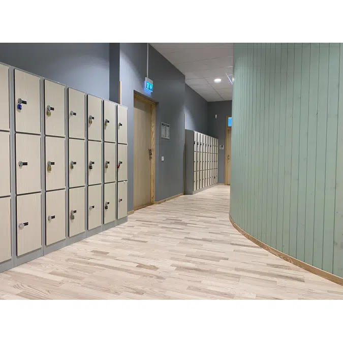 3-Compartment Locker Laminate Door W:300 D:500 H:1700