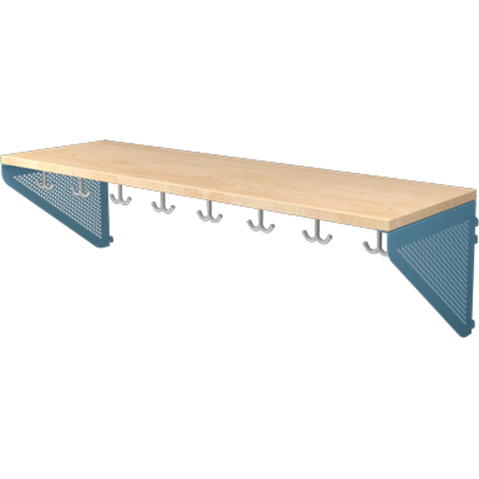 BIM objects Free download! Hat Rack T 1000 BIMobject