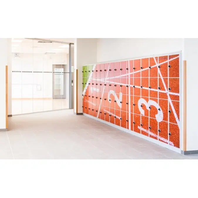 4-Compartment Locker  Laminate Door W:300 D:500 H:1700