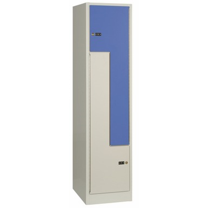 Z-Locker Flat Steel Door W:400 D:500 H:1700