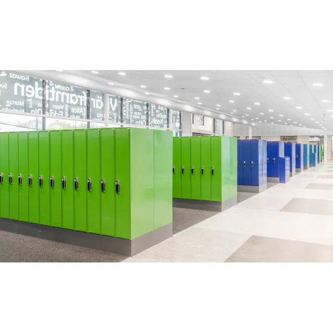 School Locker, Steel Door W:300 D:500 H:1500