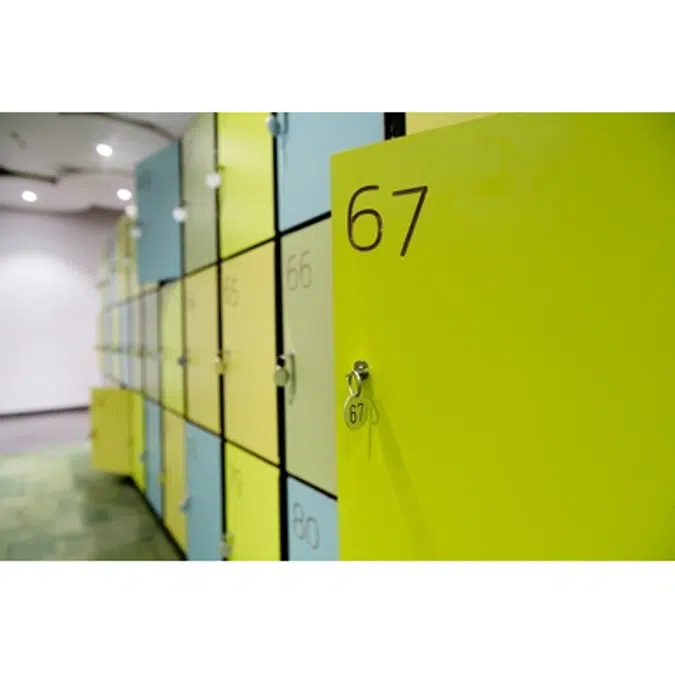 3-Tier Locker, Laminate Door W:400 D:500 H:1700