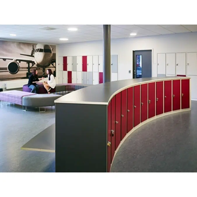 Low Height Locker 300, Laminate Door