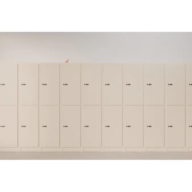 Storage Locker Double-Tier 300, Steel Door