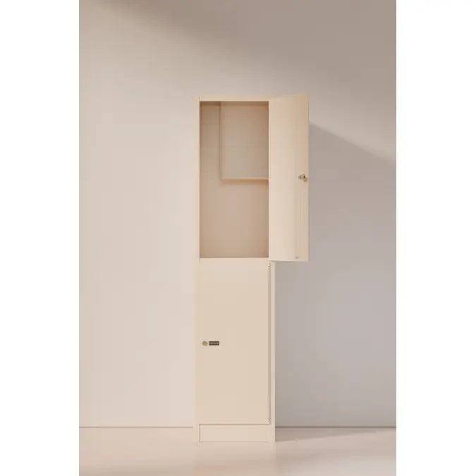 Storage Locker Double-Tier 300, Steel Door