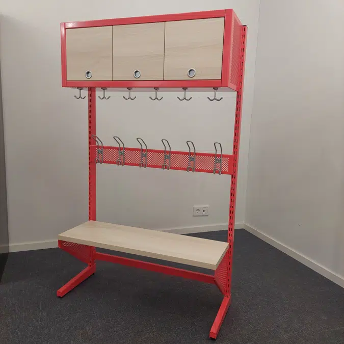 Metal Cabinet with Melamine Doors 500