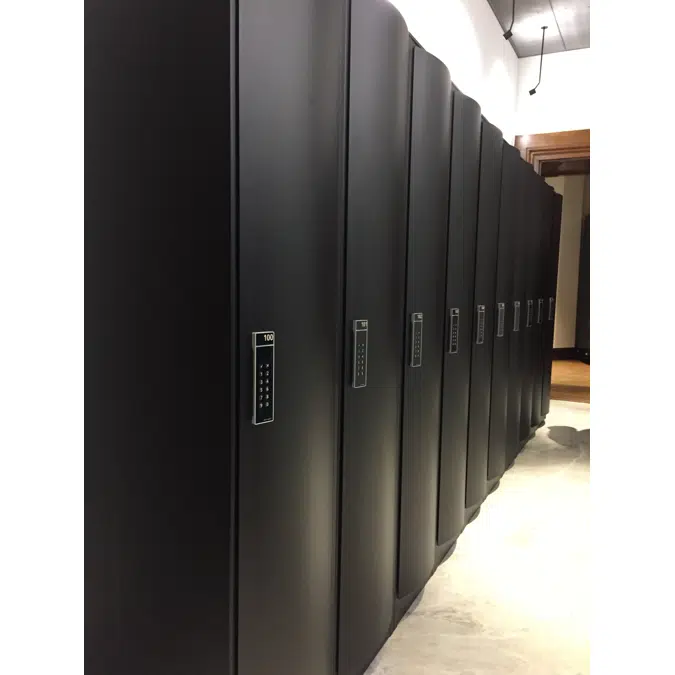 Clothing Locker 400, Convex Steel Door