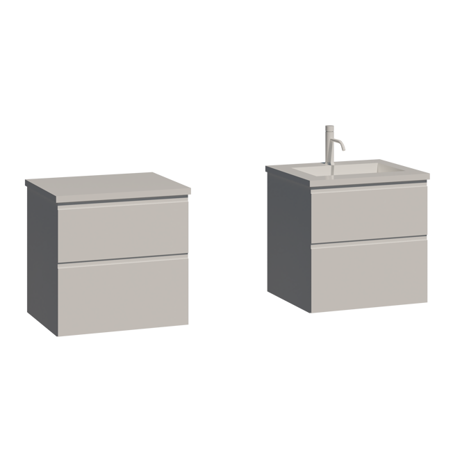 BIM 객체 무료로 다운로드하세요! Bathroom w/integrated handles BIMobject