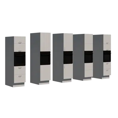 画像 Cabinet for integrated oven