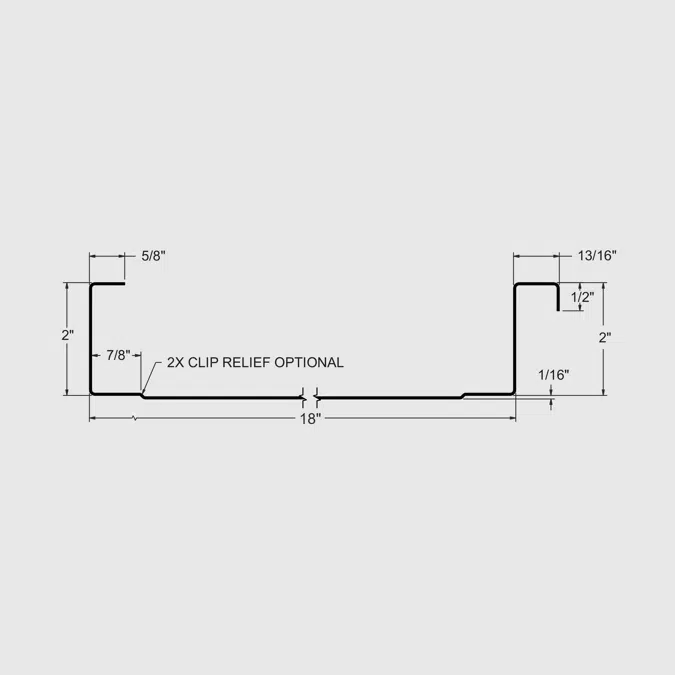 SMI 2" Mechanical Seam