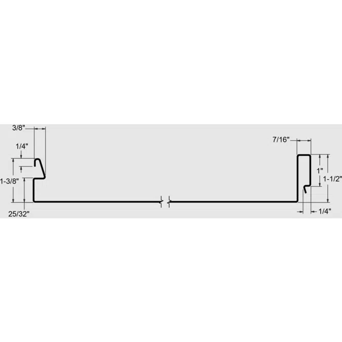 SMI 1.5" Mechanical Seam