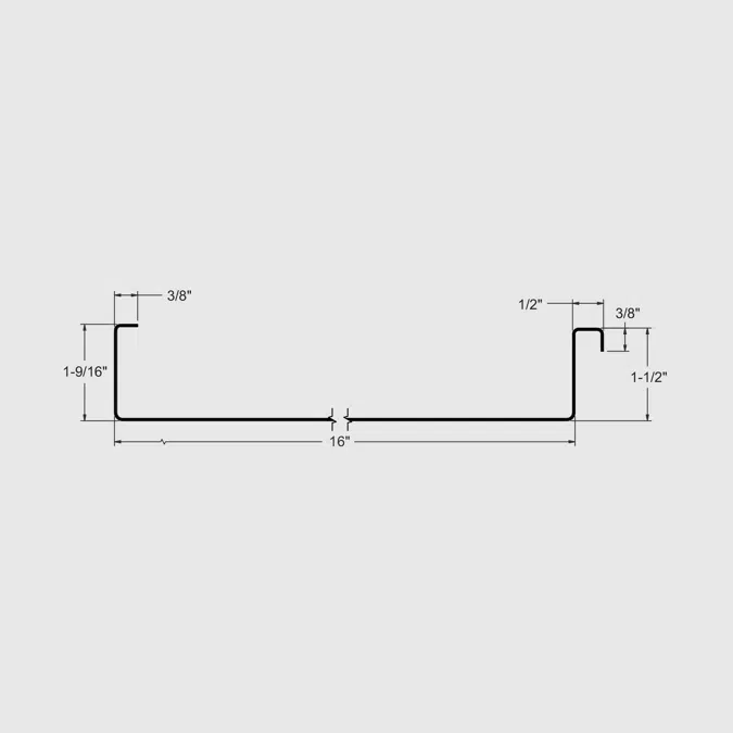 SMI 1.5" Mechanical Seam