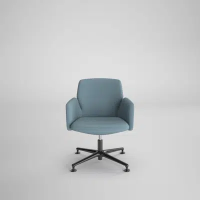 Image for Low leather upholstered executive chair