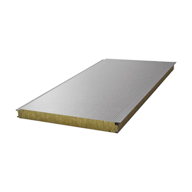 Objetos BIM - ¡Descarga gratis! Sandwich wall panel with mineral wool ...