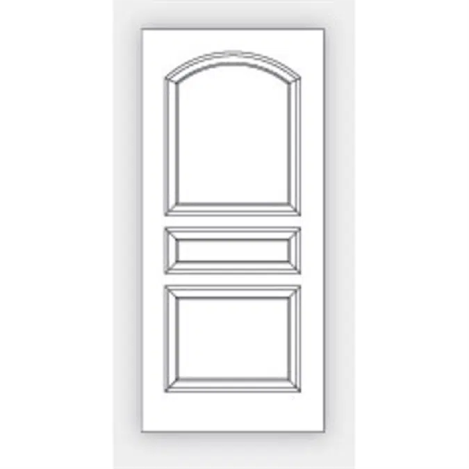 Panel Doors - 3 Panel Design