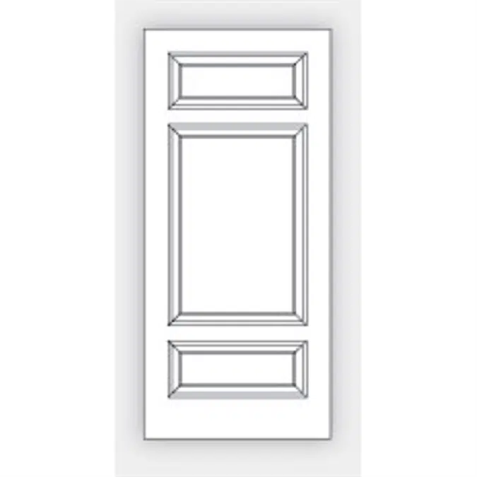 Panel Doors - 3 Panel Design