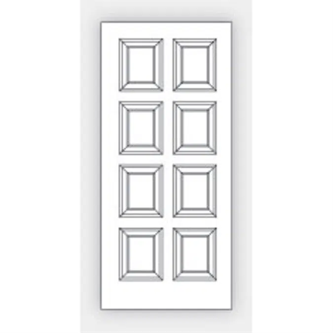 Panel Doors - 8 Panel Design