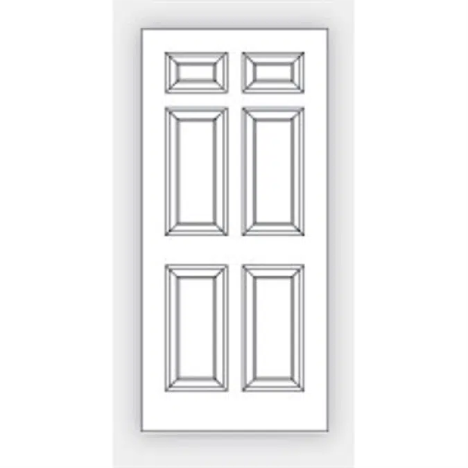 Panel Doors - 6 Panel Design