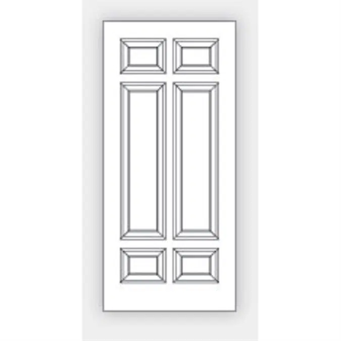 Panel Doors - 6 Panel Design