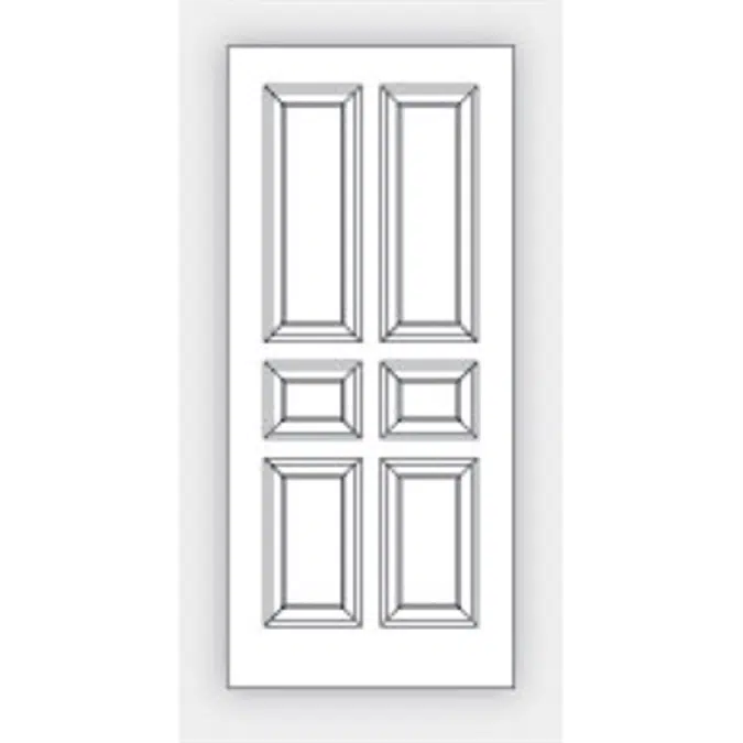 Panel Doors - 6 Panel Design