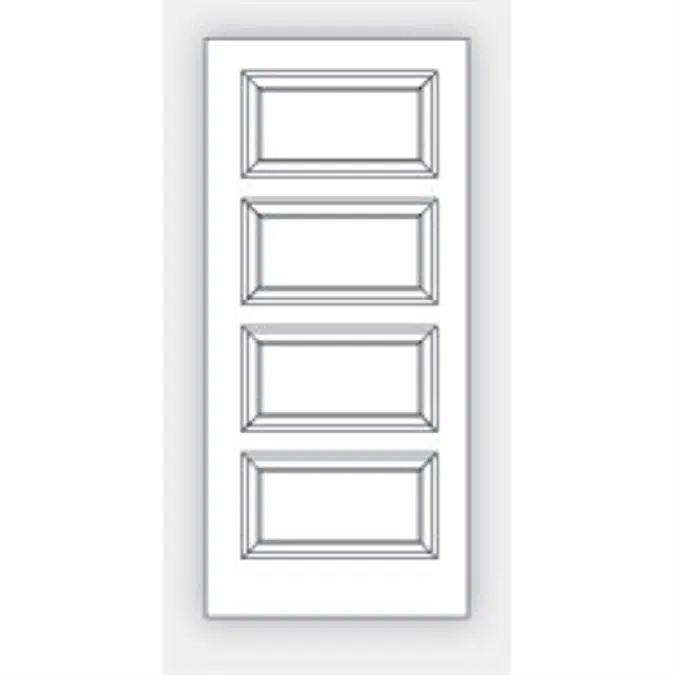 Panel Doors - 4 Panel Design