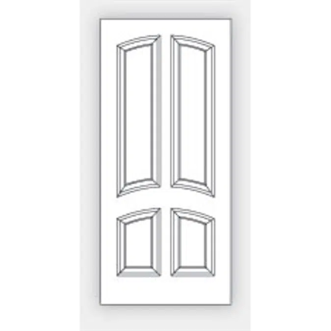 Panel Doors - 4 Panel Design