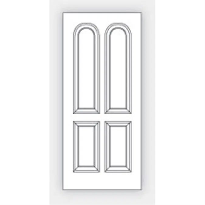 Panel Doors - 4 Panel Design