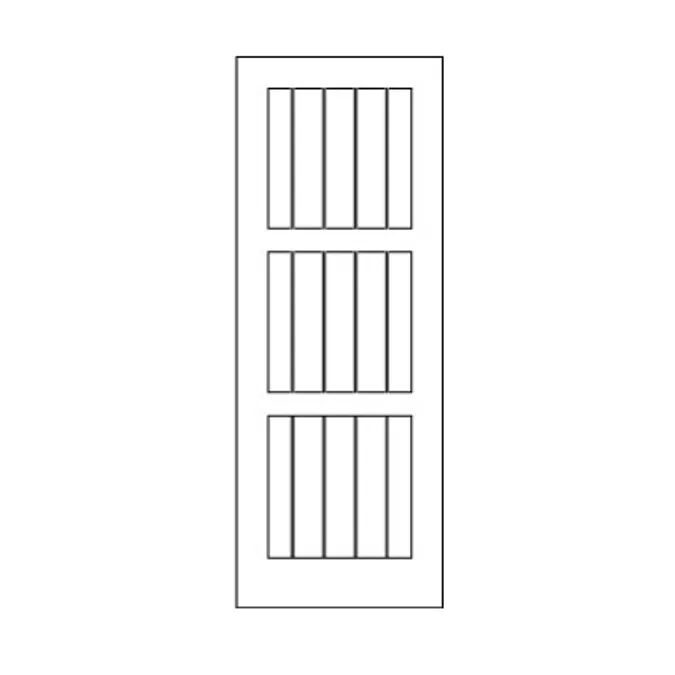 Southwest Style V-Groove Doors