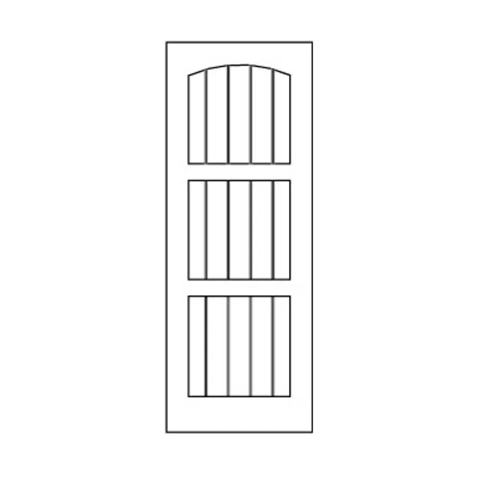 Southwest Style V-Groove Doors