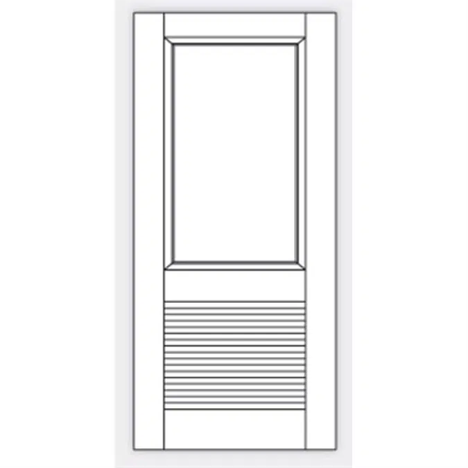 Louver Doors - False Louver Effect