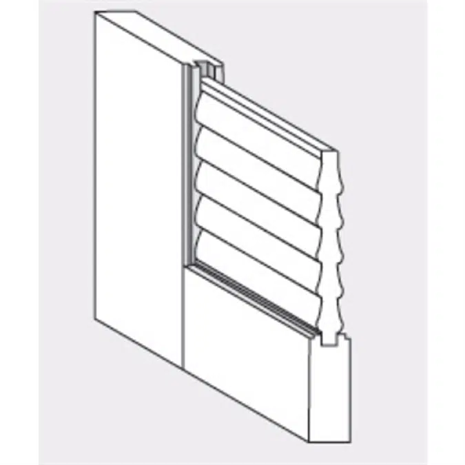 Louver Doors - False Louver Effect