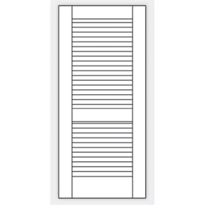 Louver Doors - False Louver Effect