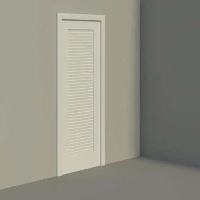 Louver Doors - False Louver Effect