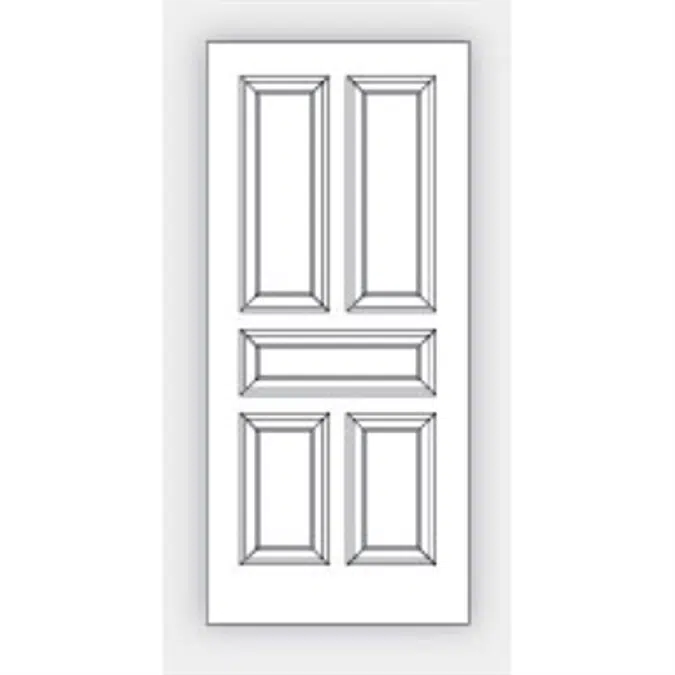 Panel Doors - 5 Panel Design