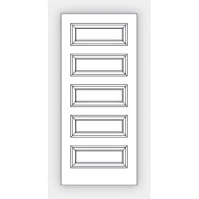 Panel Doors - 5 Panel Design