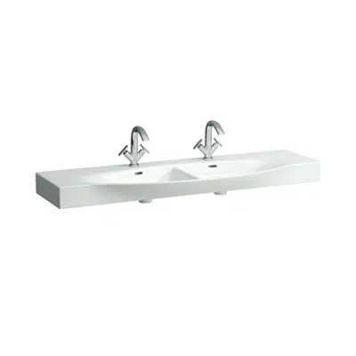 PALACE Countertop washbasin, without towel rail 1500 mm