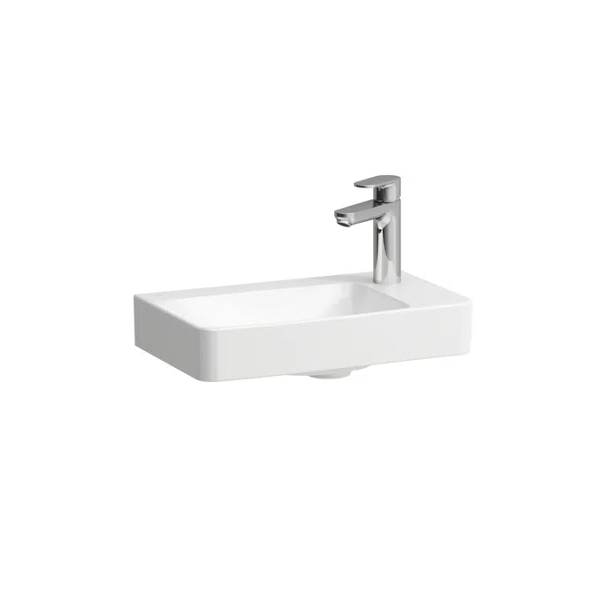 PRO X Small washbasin 48cm, COMPACT, tap bank right