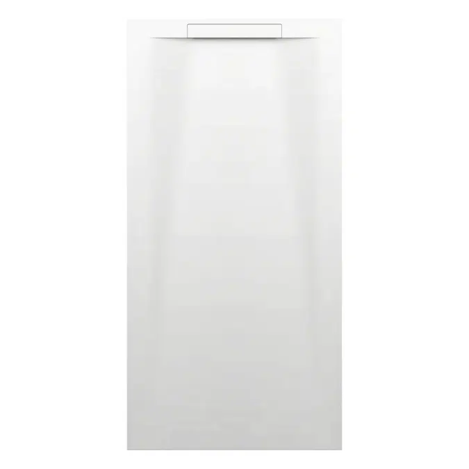 LAUFEN PRO S Shower tray, made of Marbond composite material, rectangular, linear outlet at short side