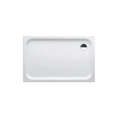 Image for PLATINA Steel shower tray, flat, 1400 x 900 mm