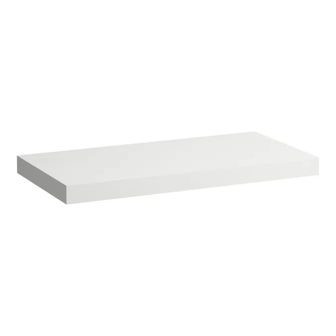 LANI Countertop 1000, without cut-out, 65 mm thick, incl. 2 installation brackets