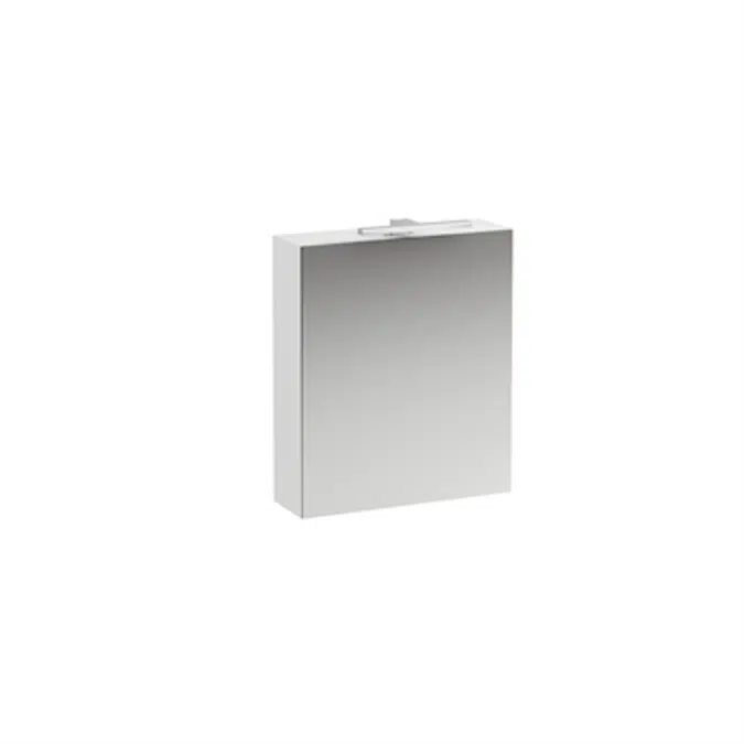 BASE Mirror cabinet, door right with light and power socket EU IP 44 600 mm