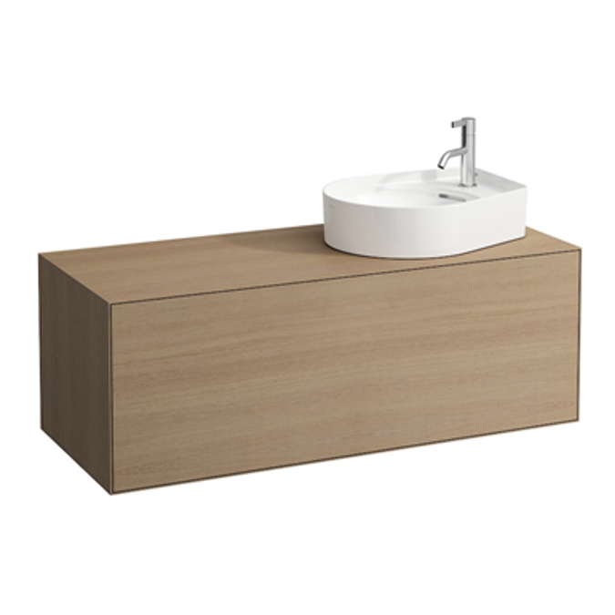 BOUTIQUE Vanity unit 1200 x 500 mm, with cut out right, with siphon